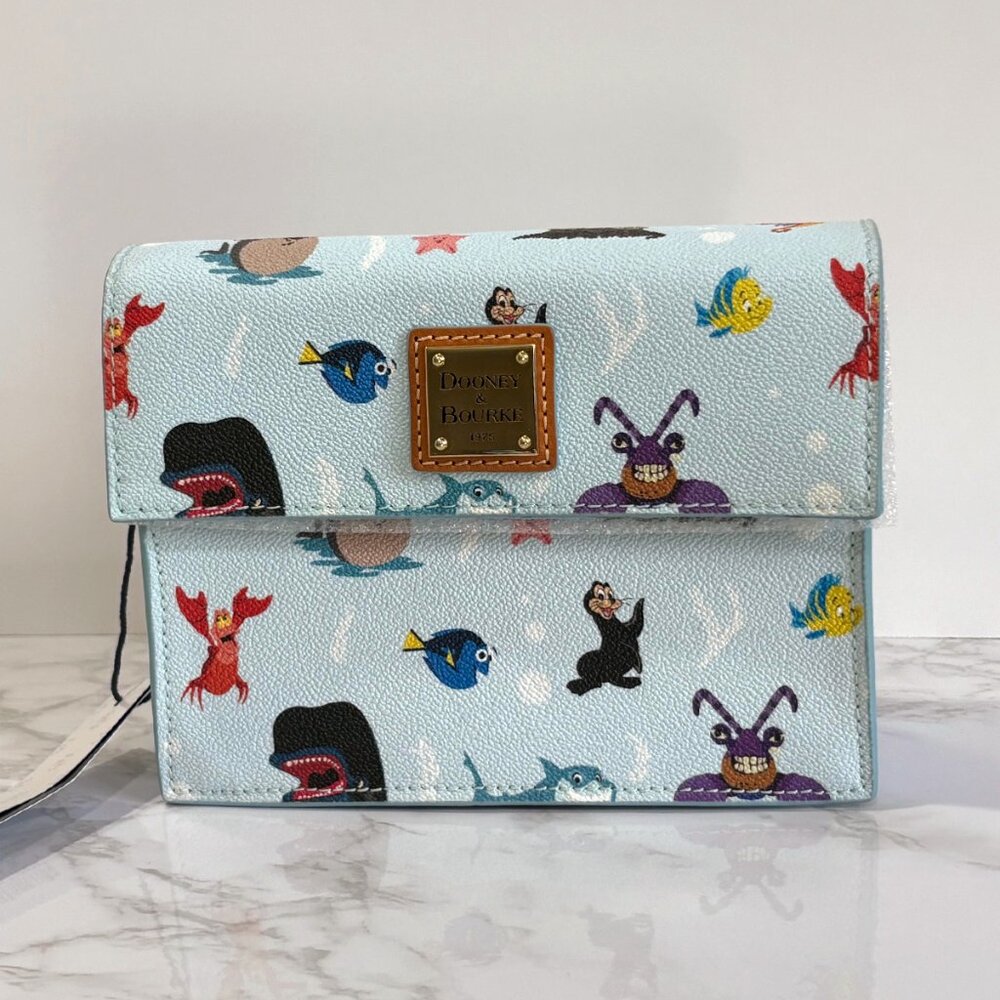 New Disney Parks Dooney & Bourke Out to Sea Crossbody Purse